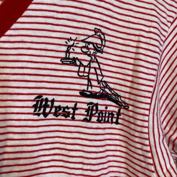 Vintage West Point pajama, nightie, Sleep Shirt, striped, Champion, Cotton - Picture 1 of 6
